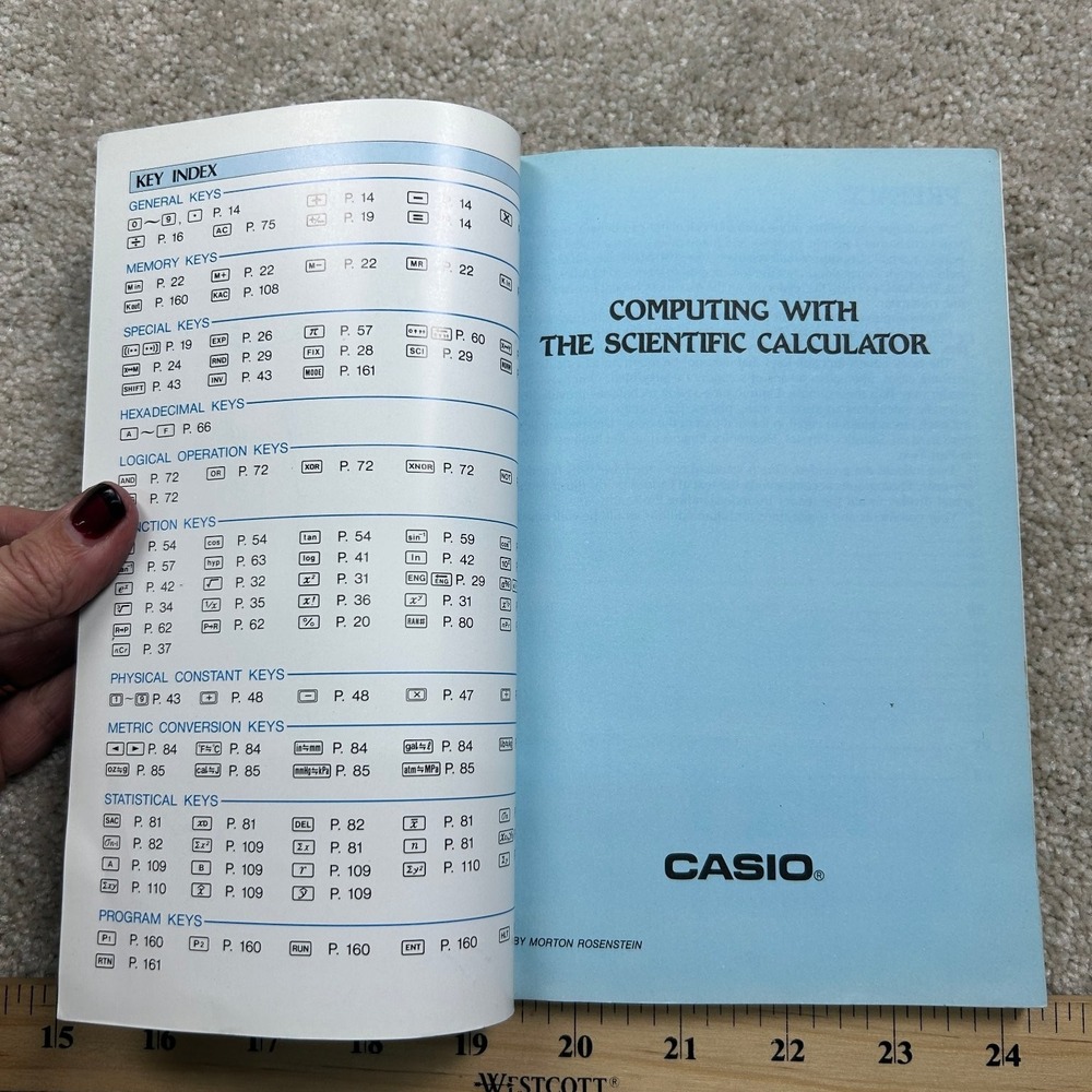 Computing With the Scientific Calculator Morton Rosenstein Casio Guide - Picture 4 of 5